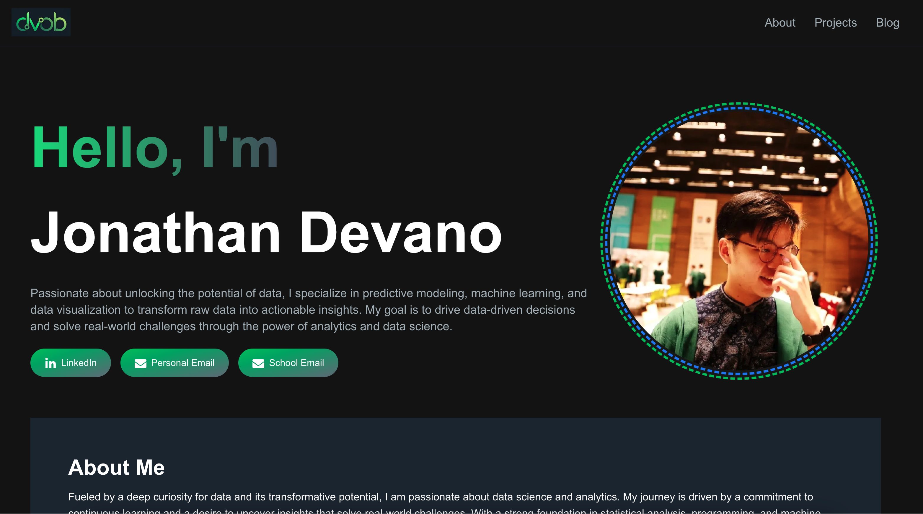 Portfolio Website Evolution